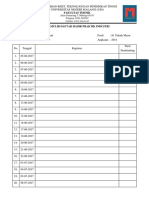 Formulir Daftar Hadir Praktik Industri