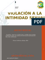 Violación a la intimidad y abuso sexual