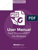 FoxitPhantomPDF831 Manual