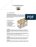 Carport - Free Standing, Flat Roof PDF