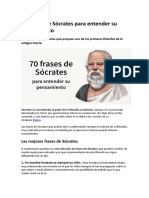 70 Frases de Sócrates para Entender Su Pensamiento