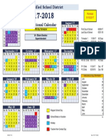 2017-18 Instructional Calendar