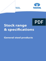 Tata Steel Section Ciold and Hot Section PDF