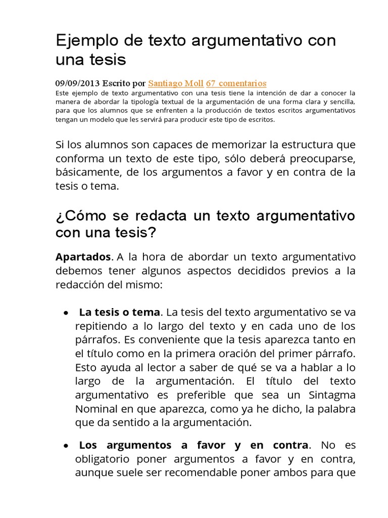 Texto Argumentativo Con Una Tesis Pena capital