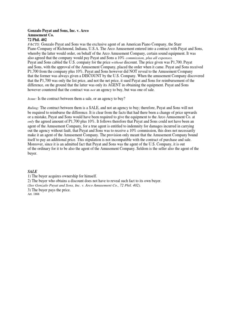 Gonzalo Puyat and Sons PDF Law And Economics Market (Economics)