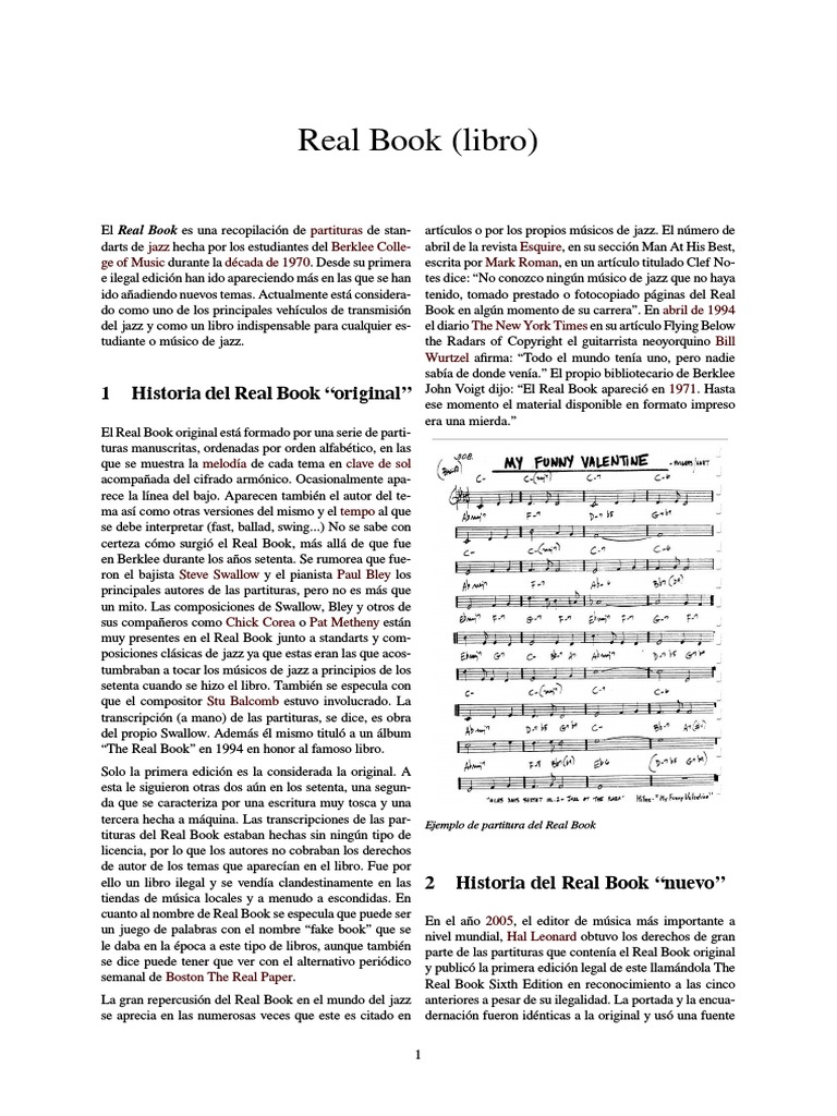 Real Book (Libro) | PDF | Publicación | Libros