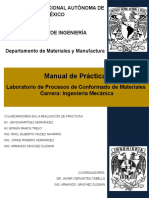 Manual de Lab. de Procesos de Conformado de Materiales