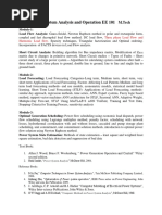 Power System Analysis and Operation-MTECH 1ST