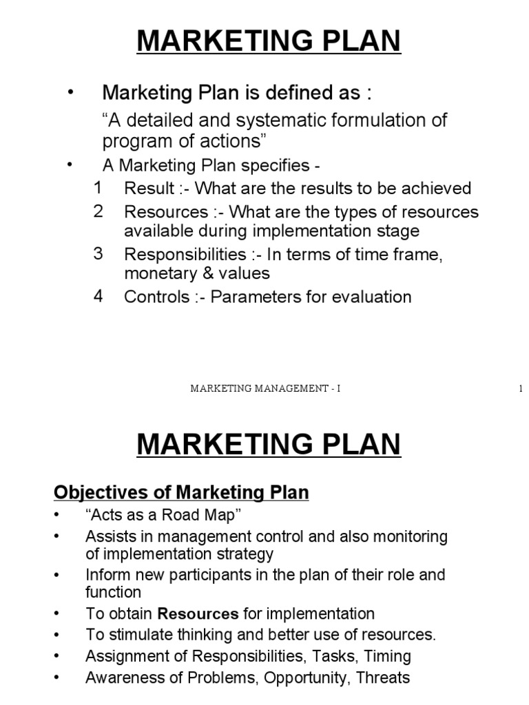 Marketing - Marketing Plan (Lecture 5) | PDF | Marketing | Swot Analysis