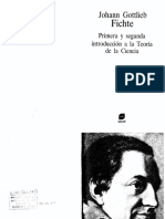 Fichte, J.G. - Primera y Segunda Introducción A La Teoría de La Ciencia PDF