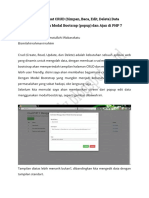 Tutorial 10 Cara Membuat CRUD (Simpan, Baca, Edit, Delete) Data Menggunakan Modal Bootsrap (Popup) Di PHP 7 (2016-April-20) PDF