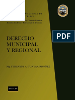 Derecho Municipal y Regional Libro