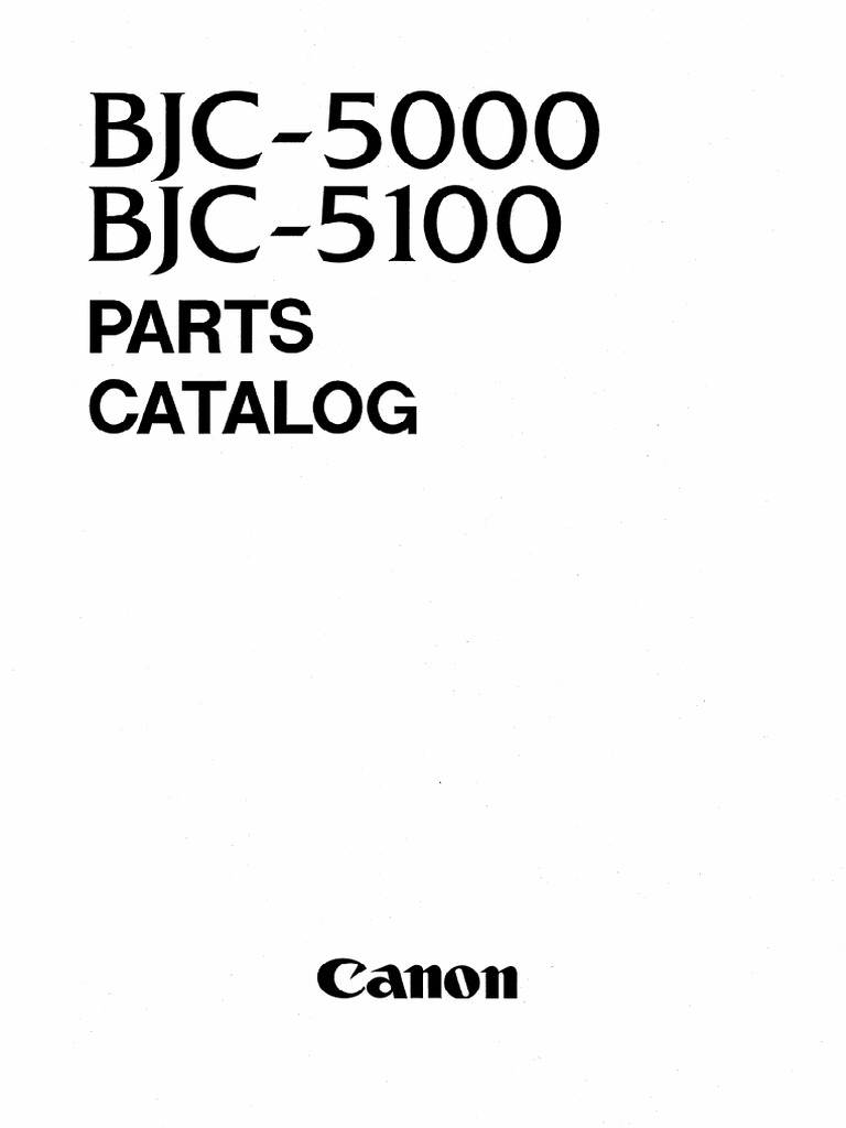 canon bjc 5100