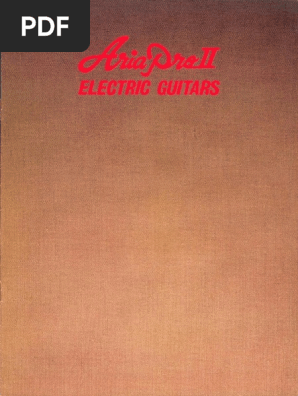 Aria Pro II Catalog 1977 1 | PDF