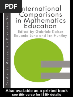 (Studies in Mathematics Education 11) Ian Huntly, Gabriele Kaiser, Eduardo Luna-International Comparisons in Mathematics Education-Springer (1999)