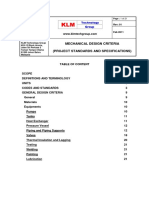 Docslide - Us - Project Standards and Specifications Mechanical Design Rev01 PDF