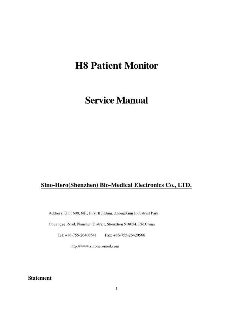 Hill Rom Totalcare Sport Service Manual
