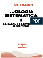 Teologia Sistematica I - Paul Tillich PDF