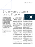 El Cine Como Sistema de Significación - Margarita González Guardia0 PDF