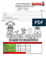 examen de diagnostico 3ro primaria