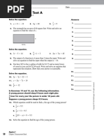 Holt Algebra 1 - Chapter 03 Test