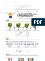 Guía de aprendizaje de multiplicación para 3° básico