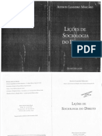 Lições de Sociologia Do Direito - Alysson Mascaro