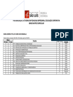 Pós-Graduação Lato Sensu Em Pedagogia Empresarial e Educação Corporativa - Grade Ou Matriz Curricular