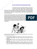 Dampak Psikologis Anak Yang Terlibat Kekerasan Dalam Rumah Tangga