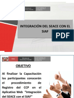 Integración SEACE-SIAF