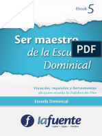 Ser maestro de la escuela dominical