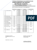 Rekap Bulan November 2014 Saraf