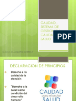 Calidad , Sistema de Gestion en Calidad De