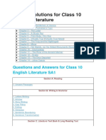 NCERT Solutions For Class 10 English Literature
