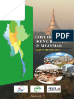 Cost of Doing Business in Myanmar-survey Report 2017 0