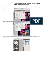 Belajar Cara Pisah Warna Atau Pecah Gambar Untuk Sablon Separasi CMYK Dengan Adobe Photoshop