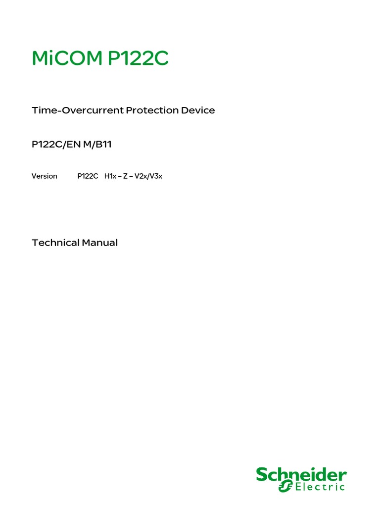MiCOM_P122C,_Manual__global_file__P122C_EN_M_B11.pdf | Power Supply | Relay