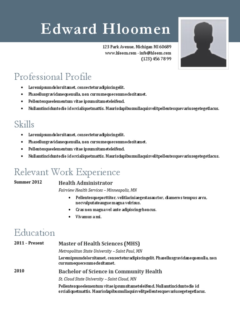 CV Format (Steely) | PDF