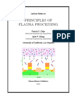 9827475 Chen F F Chang J P Lecture Notes on Principles of Plasma Processing Kluwer s
