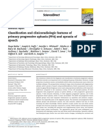 Classification and Clinicoradiologic Features of Primary Progressive Aphasia (PPA) and Apraxia of Speech