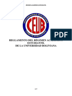 Reglamento Del Regimen Academico Estudiantil - XI Congreso