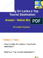 Making Sri Lanka A Top Tourism Destination
