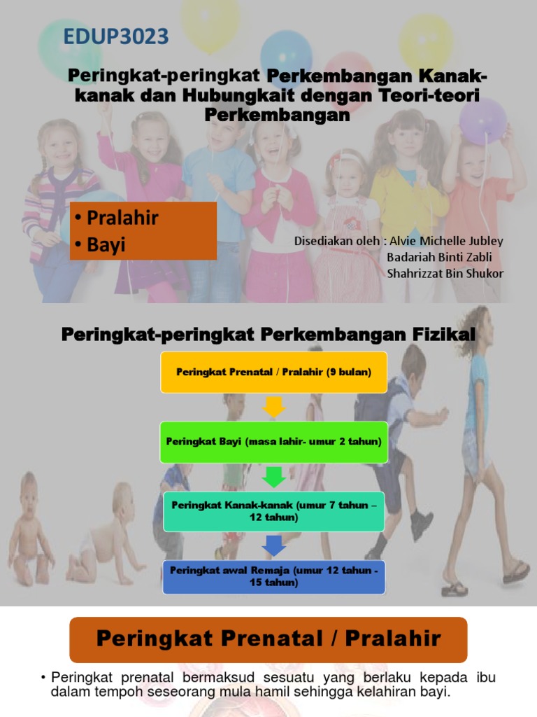 Peringkat Peringkat Perkembangan Kanak Kanak Dan Hubungkait Dengan Teori Teori Perkembangan Pdf
