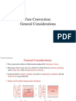 Free Convection: General Considerations
