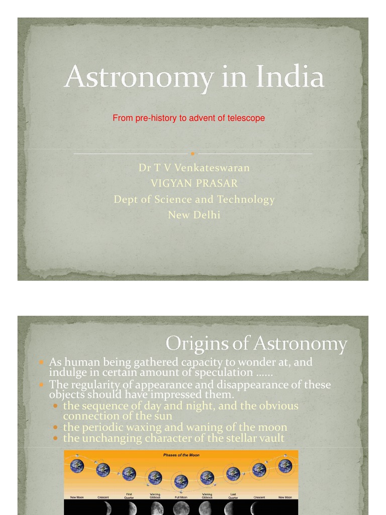 Ancient Indian Astronomy Overview | PDF | Astronomy | Science