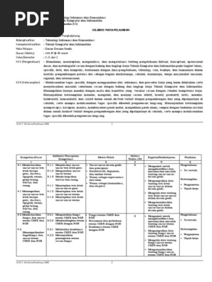 Soal Uas Dasar  Desain  Grafis  Kelas X Semester 2 RPP  GURU