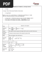 Averages PDF