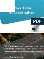 Atos e Fatos Administrativos