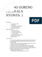 Udang Goreng Asam Ala Nyonya