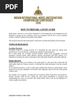 MUN Research: A Step-by-Step Guide | PDF